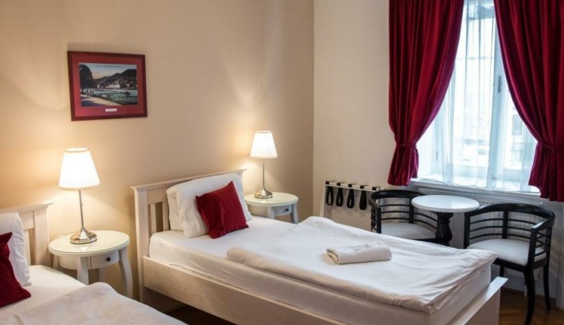 Pivovar Hotel Na Rychtě Ústí nad Labem - Dvoulůžkový pokoj - twin bed - oddělená lůžka